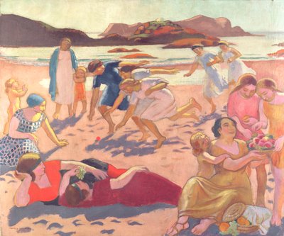 Jeu de balle sur la plage, 1922 - Maurice Denis